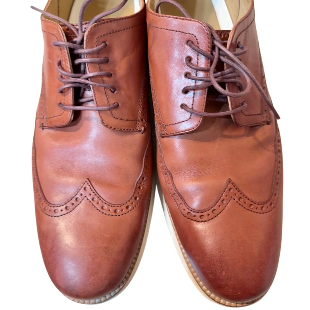 Cole Haan Brown Leather Oxfords - Picture 8 of 16